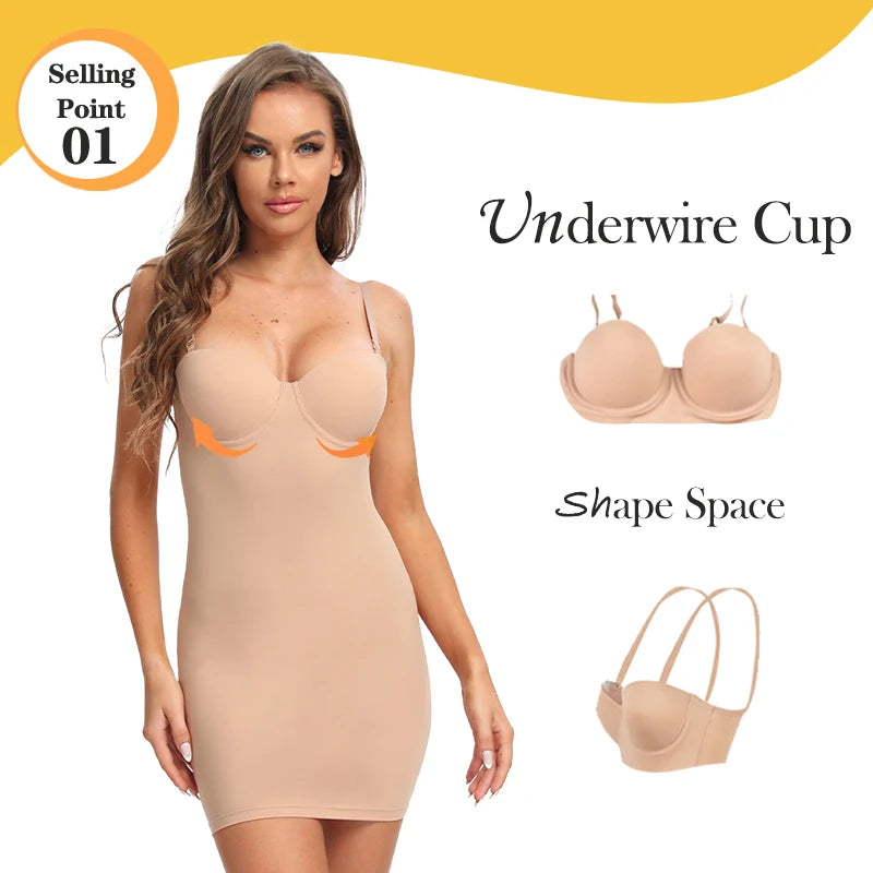 Robe gainante sculptante