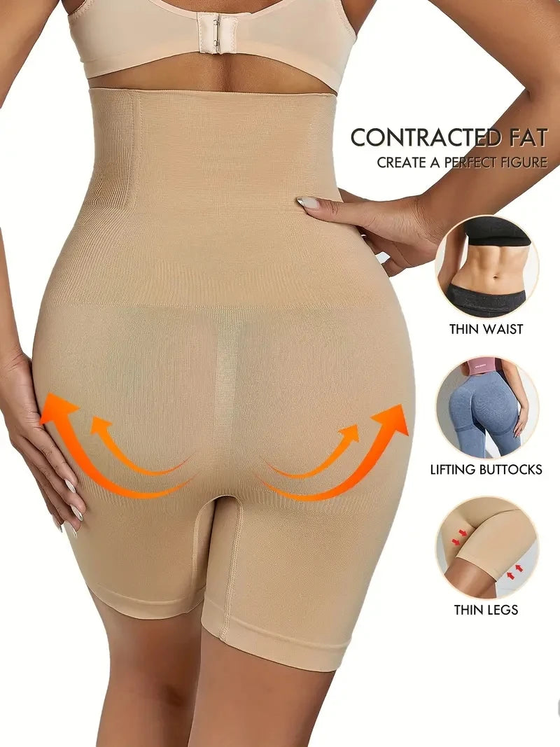 Culotte Gainante Taille Haute – Contrôle Ventre & Fessier Galbé